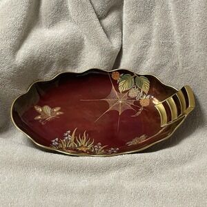 Lovely Vintage  Art‎ Deco Carlton Ware ' Rouge Royale' Dish Made In England